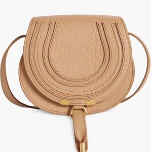NWT Authentic Chloe Small Marcie Leather Crossbody Bag